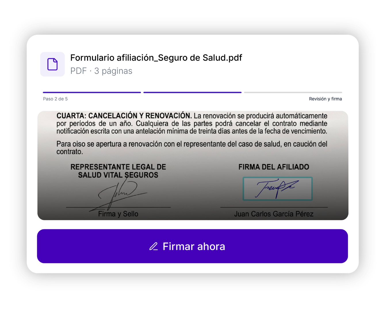 Servicio Persona
